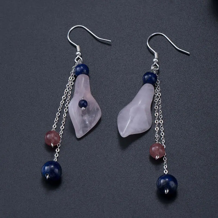 S925 Silver Retro Court Style Morning Glory Crystal Lapis Lazuli Earri
 Introducing our stunning S925 Silver Retro Court Style Morning Glory Crystal Lapis Lazuli Earrings. Elevate your look with these exquisite dangle &amp; drop earrinWomen's EarringsThebesttailorThebesttailorS925 silver morning glory Pink Crystal Earrings Lapis Lazuli Dangle & Drop EarringsThebesttailorS925 silver morning glory Pink Crystal Earrings Lapis Lazuli Dangle & Drop Earrings