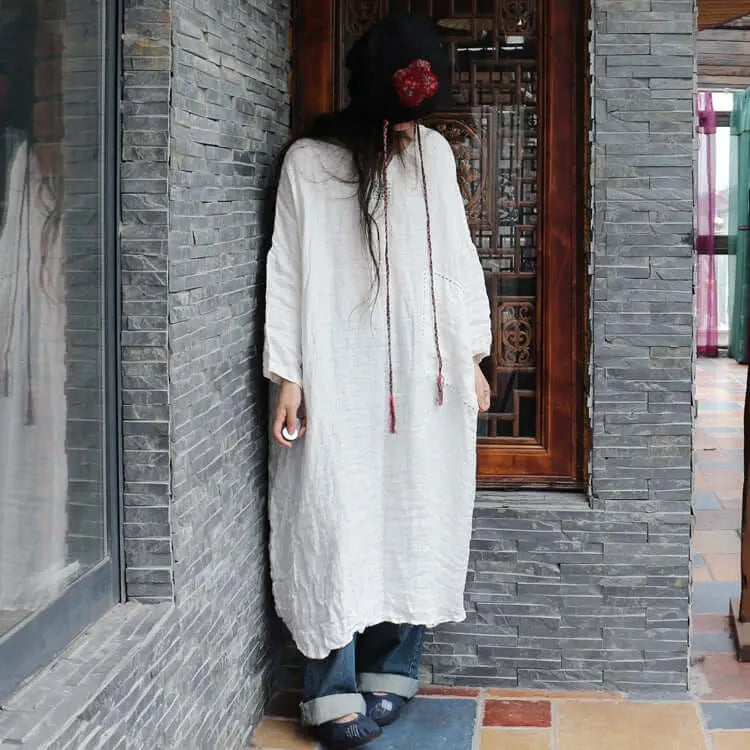 Autumn White Linen Vintage Long Sleeve Robe Long Dress for Women
Autumn White Linen Vintage Long Sleeve Robe Long Dress for Women
This Autumn White Linen Vintage Long Sleeve Robe Long Dress is a must-have for your wardrobe. CraftWomen's dressThebesttailorThebesttailorAutumn White Linen Vintage Long Sleeve Robe Woman Long DressThebesttailorAutumn White Linen Vintage Long Sleeve Robe Woman Long Dress