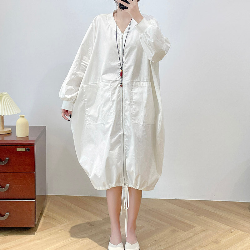 White Oversized Long-Sleeved Shirt Dress for Women
 
 
 Step up your style game with this chic and versatile white shirt dress. Designed with an oversized fit and long sleeves, this dress offers a laid-back yet fashWomen's dressThebesttailorThebesttailorWomen'ThebesttailorWomen'