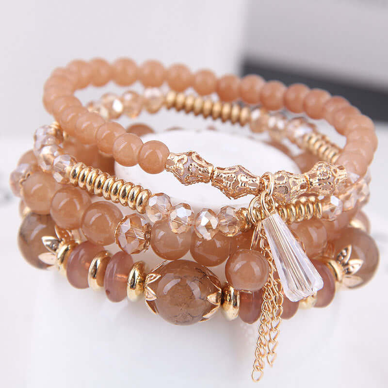 Crystal Beaded Bracelets 