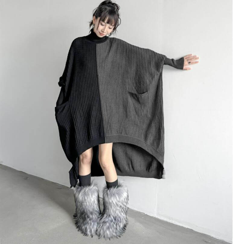 Stylish knit turtleneck outfits Trendy winter turt