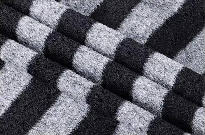 Women's spring woolen black and gray striped unclosed personalized vest woolen harem pants suit