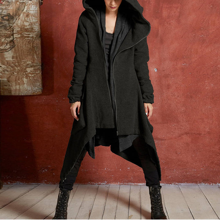 Hooded Sweatshirt Dress Elven Dress Gothic Hoodie