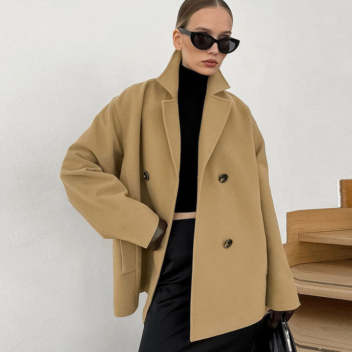 Camel Wool Coat Warm and Stylish Wool Winter Coat