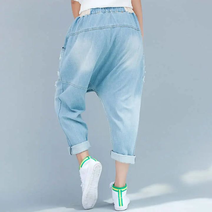 Women's summer blue denim casual pants with pockets pencil pants
 
 Enhance your style and comfort with our Women's Summer Blue Denim Slim Fit Casual Pants with Pockets. Designed by The Best Tailor, these pencil pants are made frWomen's pantsThebesttailorThebesttailorsummer blue denim casual pantsThebesttailorsummer blue denim casual pants