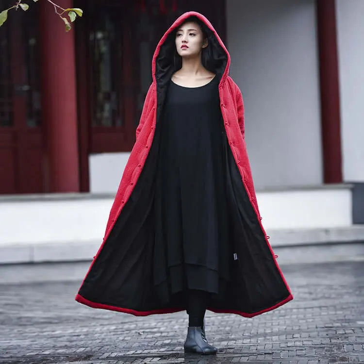 Hooded Black Winter Cotton Witch Robe Woman Cape Coat
 Stay Warm and Stylish with Our Hooded Black Winter Cotton Witch Robe Woman Cape Coat
 Our Hooded Black Winter Cotton Witch Robe Woman Cape Coat is the ultimate winWomen's coatThebesttailorThebesttailorBlack Witch Robe Hooded Winter Cotton Coat Woman Cape CoatThebesttailorBlack Witch Robe Hooded Winter Cotton Coat Woman Cape Coat