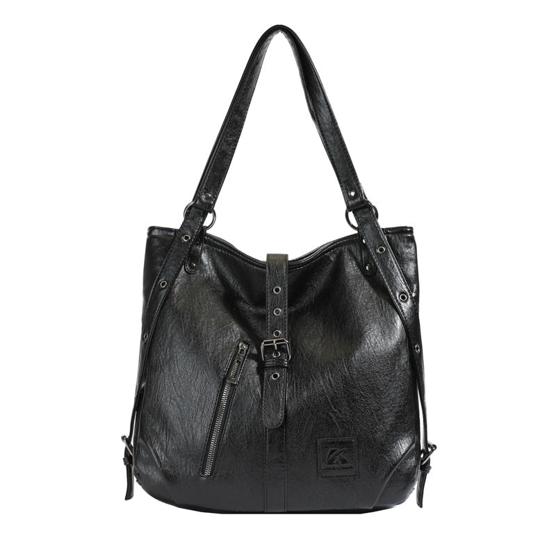 Vintage Cowhide Women's Multifunctional Handbags and Backpacks