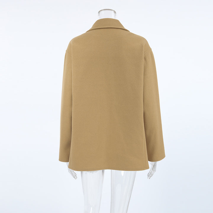 Camel Wool Coat Warm and Stylish Wool Winter Coat