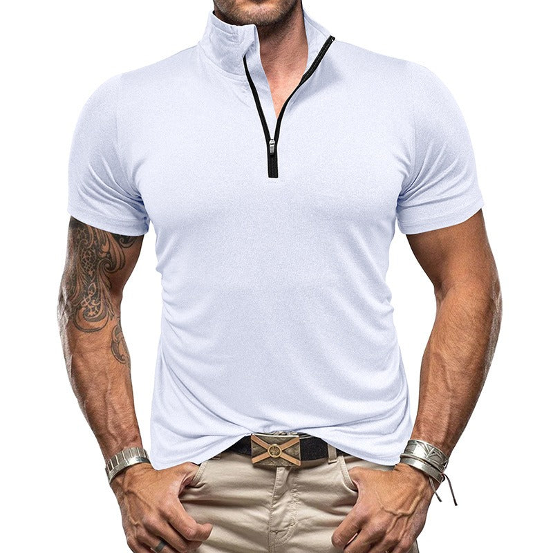 Men's cotton short-sleeved T-shirt