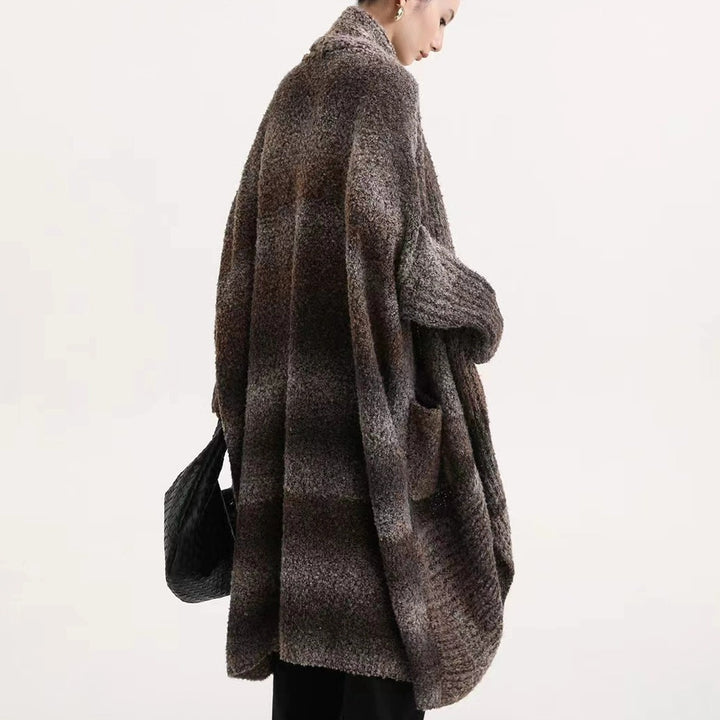 Daily woolen coat long cardigan coat womens-Women's coat-Thebesttailor-Thebesttailor